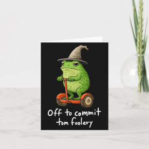 Whimsical Kikker Tovenaarsmeme Uit Kaart