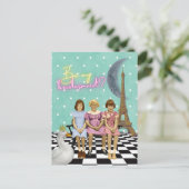 Whimsical  Kinder Bridesmaid Request Briefkaart (Staand voorkant)