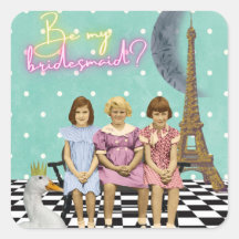 Whimsical  Kinder Bridesmaid Request