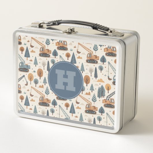 Whimsical Kinderen Bouw Metaal Lunchbox (Voorkant)