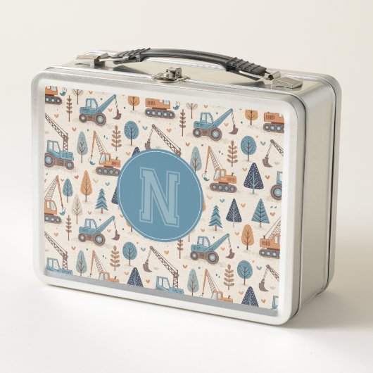 Whimsical Kinderen Bouw Metaal Lunchbox (Voorkant)