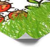 Whimsical kinderzinnen Design Poster (Hoek)