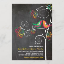 Whimsical Kissing Zomer Tortelduifjes Bruiloft Uit