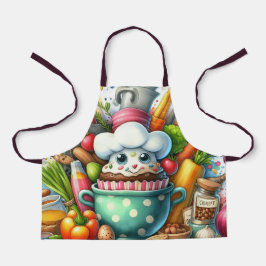 Whimsical Kitchen Adventure Kids' Apron Schort