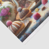 Whimsical Kittens Fantasy Tea Party Decoupage Tissuepapier (Detail)