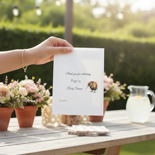 Whimsical Kiwi Bird Baby Shower | Sweet Pipi Bedankzakje