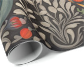 Whimsical Kleurrijk Otomi Patroon Cadeaupapier (Rol Hoek)