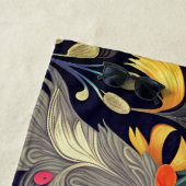 Whimsical Kleurrijk Otomi Patroon Strandlaken (In situ)