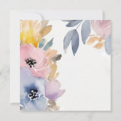 Whimsical Kleurrijke Bloemrijke Liefde Bloom Vrijg Kaart (Achterkant)