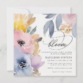 Whimsical Kleurrijke Bloemrijke Liefde Bloom Vrijg Kaart (Voorkant)