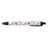 Whimsical Kleurrijke Halloween Witches petten Zwarte Inkt Pen (Bodem)