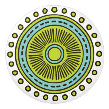 Whimsical Kleurrijke Hand Getrokken Ontwerp Cerami