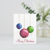 Whimsical, kleurrijke kerstcadeautjes briefkaart (Staand voorkant)