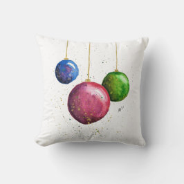 Whimsical, kleurrijke kerstcadeautjes kussen