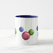 Whimsical, kleurrijke kerstcadeautjes mok (Midden)