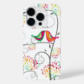 Whimsical Kleurrijke Kissing Zomer Vogels & Bloeme Case-Mate iPhone Case (Achterkant)