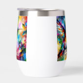 Whimsical Kleurrijke kolibrie vogel gepersonalisee (Rechts)