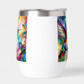 Whimsical Kleurrijke kolibrie vogel gepersonalisee (Links)