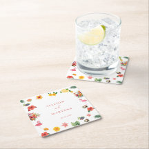 Whimsical Kleurrijke Leuke Tropische Flamingle Wed