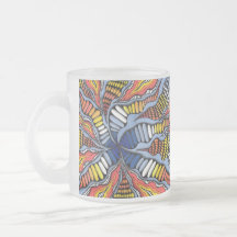Whimsical Kleurrijke Neurografische Zen Doodle Ste