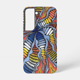 Whimsical Kleurrijke Neurografische Zentangle Ster Samsung Galaxy Hoesje