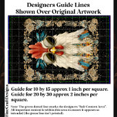 Whimsical Kleurrijke Regal Rooster CK9 Decoupage Tissuepapier