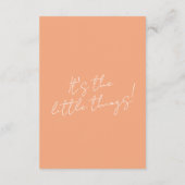 Whimsical kleurrijke retro moderne bruiloft detail informatiekaartje (Achterkant)