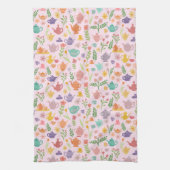 Whimsical kleurrijke theepotten Tea Party Uniek Sc Theedoek (Verticaal)