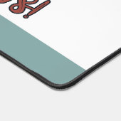 Whimsical Koe boerderij gepersonaliseerd Bureaumat (Hoek)