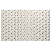 Whimsical Koe Patroon op Beige Stof (Yard (91,4 cm))