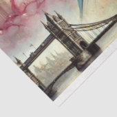 Whimsical Kolibrie Steampunk Vlucht Decoupage Tissuepapier (Detail)
