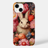 Whimsical konijnenveer bloeit Case-Mate iPhone case (Achterkant)