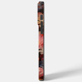 Whimsical konijnenveer bloeit Case-Mate iPhone case (Achterkant / Links)