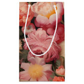 Whimsical konijnenveer bloeit klein cadeauzakje (Achterkant)