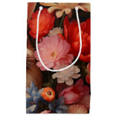 Whimsical konijnenveer bloeit klein cadeauzakje (Voorkant)