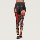 Whimsical  konijnenveer bloeit leggings (Achterkant)