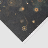 Whimsical Kosmische Gouden Godin Fantasie Decoupag Tissuepapier (Detail)