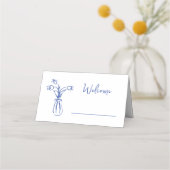 Whimsical krabbel Doodle Hand getrokken Vrijgezell Plaatskaartje (Voorkant)