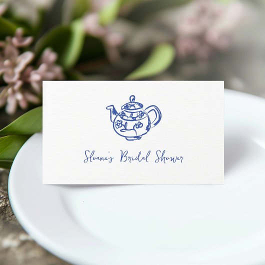 Whimsical krabbel Doodle Hand getrokken Vrijgezell Plaatskaartje