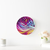 Whimsical Kunst op een 20,3 cm Ronde Klok (Huis)
