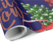 Whimsical laat het met Kerstmis gaan Cadeaupapier (Rol Hoek)