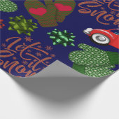 Whimsical laat het met Kerstmis gaan Cadeaupapier (Hoek)