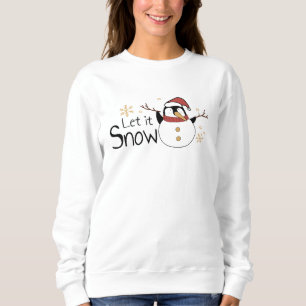 Whimsical Laat het sneeuwen Pinguïn Sneeuwman Ke Trui