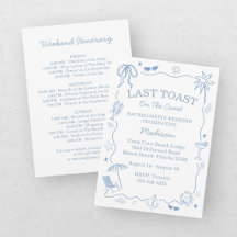 Whimsical Laatste Toast Aan De Kust Blauw