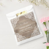 Whimsical Lace Old Barn Baby shower Favor Bedankzakje (Gezegeld)