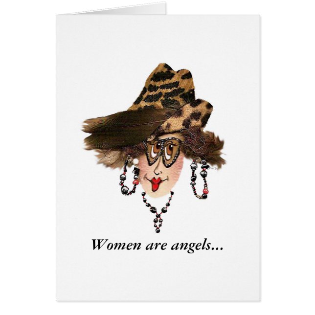 Whimsical Lady Angel Kaart (Voorkant)