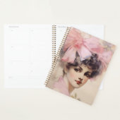 Whimsical Lady beroemd gemaakt door Pink Illustrat Planner (Display)