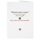 Whimsical Lady met het juiste Pet (Achterkant)