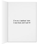 Whimsical Lady op een zeevoedsel dieet (Binnen (Rechts))