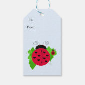 Whimsical Ladybug Cadeaulabel (Voorkant)